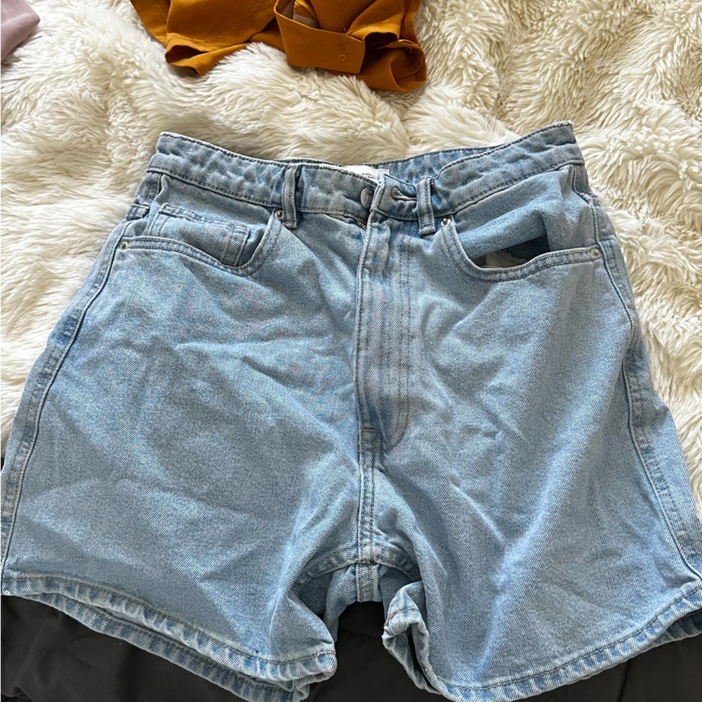 Zara Blue Denim Shorts